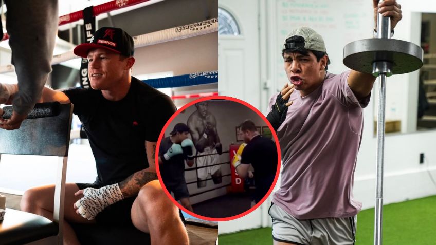 Canelo Álvarez ya se prepara en el ring junto a Jaime Munguía para su regreso al boxeo | VIDEO