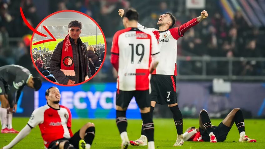 Así vivió Stephano Carrillo la victoria del Feyenoord sobre el Milan en la Champions League | VIDEO