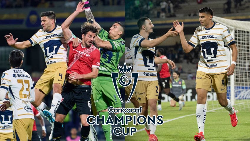 Concachampions 2025: Pumas remonta al Cavalry FC y avanza a octavos de final