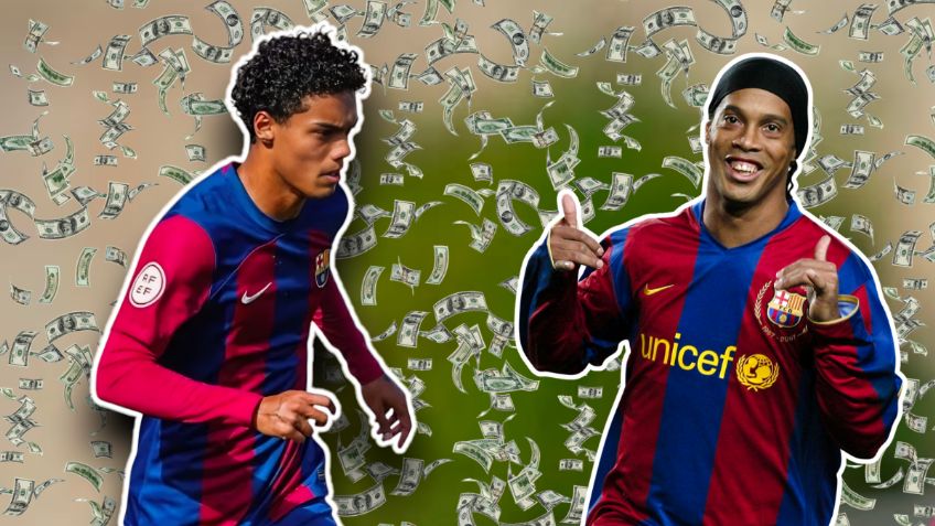 ¿Cuánto habría ganado Joao Mendes, hijo de Ronaldinho, en las inferiores del Barcelona?