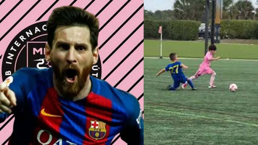 Ciro, hijo de Lionel Messi, emula a “La Pulga” y marca un golazo con Inter Miami | VIDEO