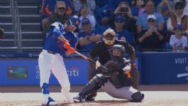 Foto que representa a Así fue el primer Home Run de Juan Soto con los Mets | VIDEO