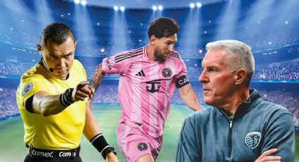 Pese a polémica, DT de Sporting KC respalda al árbitro ‘Gato’ Ortiz: “Lo entiendo, es Messi”