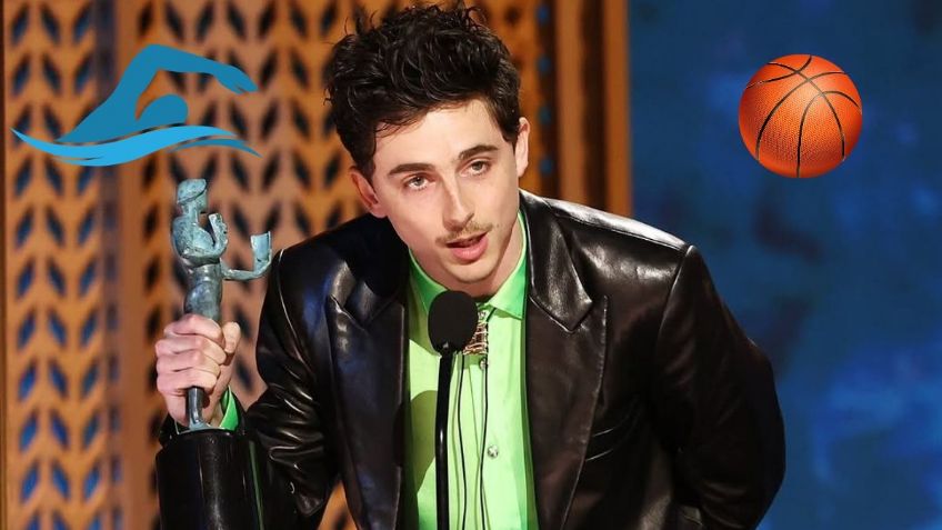 Las LEYENDAS del deporte a las que Timothée Chalamet dedicó su triunfo en los SAG Awards