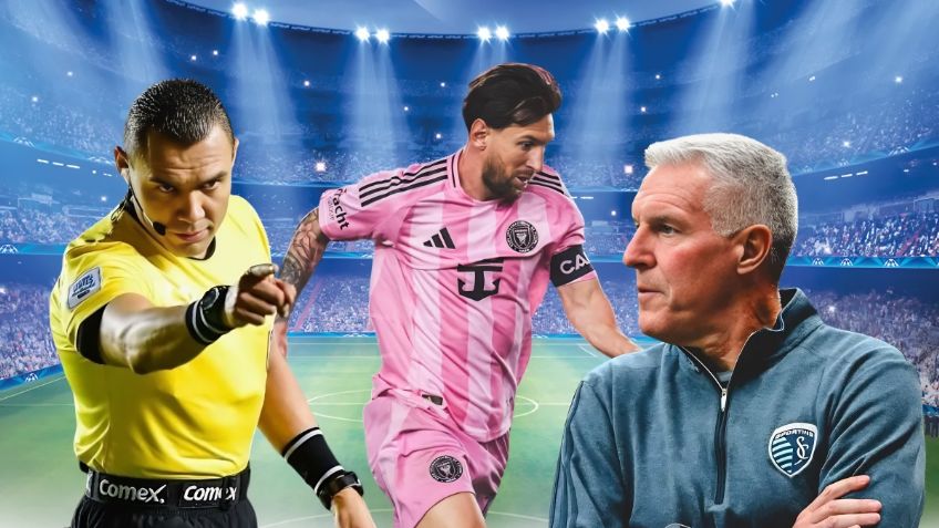 Pese a polémica, DT de Sporting KC respalda al árbitro ‘Gato’ Ortiz: “Lo entiendo, es Messi”