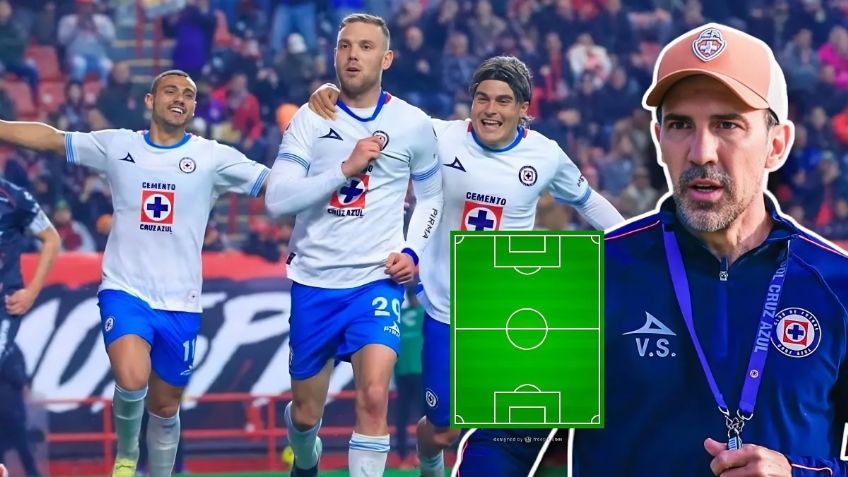 La alineación que usará Cruz Azul para enfrentar HOY a Real Hope en Concachampions 2025