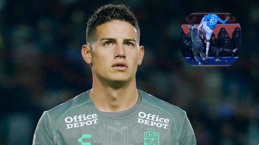 Liga MX 2025: La dura patada a James Rodríguez que se robó la atención del Pachuca vs León | VIDEO