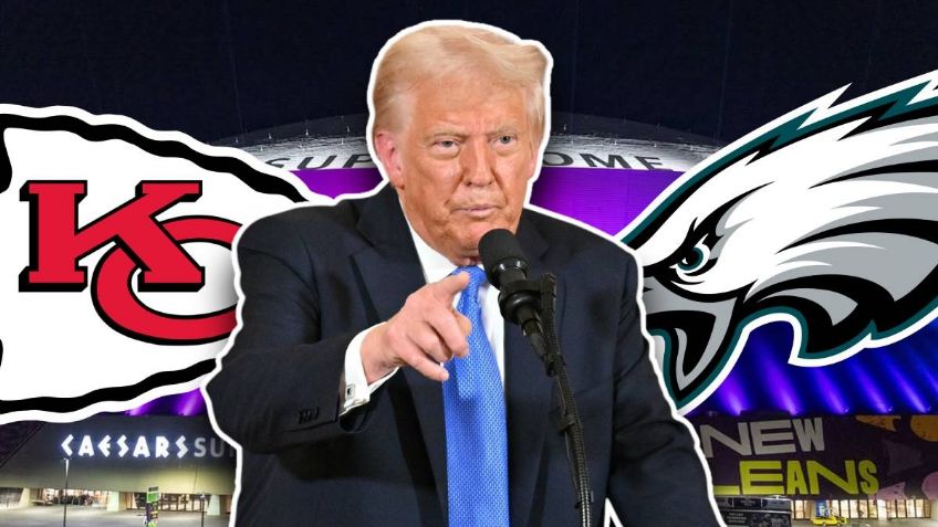 ¿A qué equipo le va Donald Trump en el Super Bowl LIX? Esto es lo que sabemos