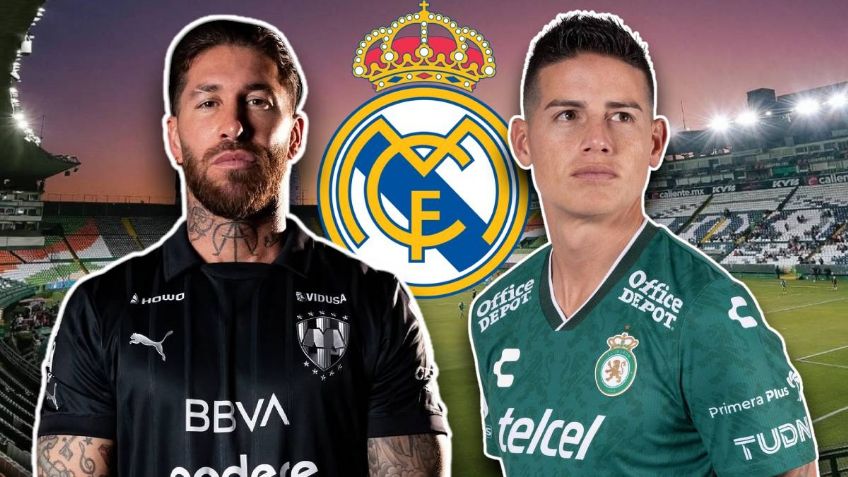 Exestrella del Real Madrid elogia a Sergio Ramos y James Rodríguez por jugar en la Liga MX