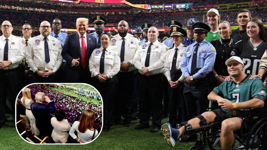 Fans de Eagles y Chiefs abuchean a Donald Trump en el Super Bowl 2025 | VIDEO