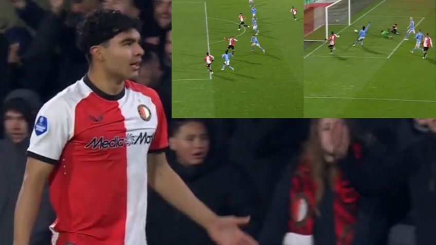 ¿Era gol? Stephano Carrillo anotó con el Feyenoord, pero fue anulado por polémico fuera de lugar