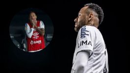 Foto que representa a ¿Qué lesión sufrió Neymar? Fue suplente en la eliminación de Santos ante Corinthians