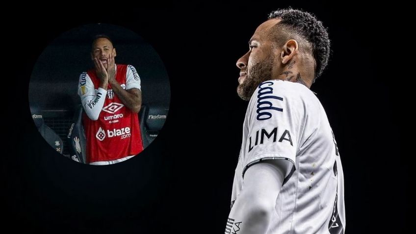 ¿Qué lesión sufrió Neymar? Fue suplente en la eliminación de Santos ante Corinthians