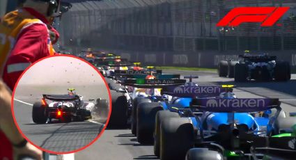 F1: Así fue el primer choque de la temporada, en la Práctica Libre 1 del GP de Australia