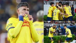 Foto que representa a América "vuela" al liderato de la Liga MX tras vencer a Atlas en partido polémico