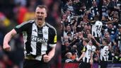 Foto ilustrativa de la nota titulada: Newcastle gana la Carabao Cup, a costa del Liverpool, y levanta un título por primera vez en 70 años