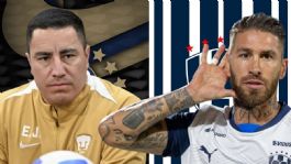 Foto que representa a Liga MX: Efraín Juárez y Pumas son derrotados por los Rayados de Sergio Ramos en la J12