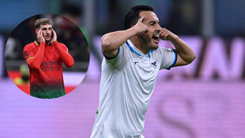 Con Santiago Gimenez de titular, Milan pierde con Lazio en el Estadio de San Siro