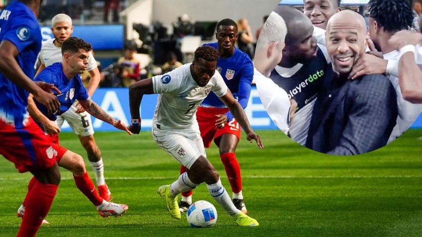 Nations League 2025: Waterman celebra gol con Thierry Henry; Panamá a la Final, vence a EU | VIDEO