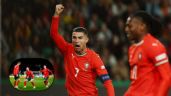 Foto ilustrativa de la nota titulada: ¡De villano a héroe! Cristiano Ronaldo y Portugal ELIMINAN a Dinamarca en tiempos extra