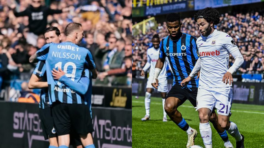 ¡Otra vez suplente! Con Chino Huerta de cambio, Anderlecht cae ante Brujas en la Jupiler Pro League