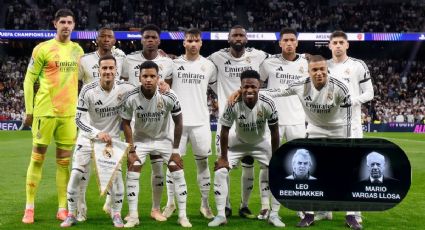 Real Madrid homenajea a Leo Beenhakker y Mario Vargas Llosa previo a enfrentar al Arsenal | VIDEO