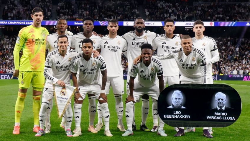 Real Madrid homenajea a Leo Beenhakker y Mario Vargas Llosa previo a enfrentar al Arsenal | VIDEO