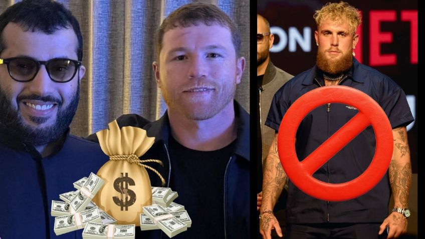 Canelo "utilizó" a Jake Paul antes de firmar millonario contrato con Turki Al-Sheikh