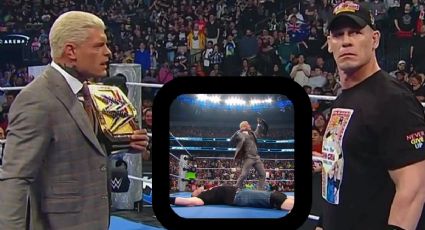 ¿Presagio? Cody Rhodes dejó noqueado a John Cena previo a WrestleMania 41 | VIDEO