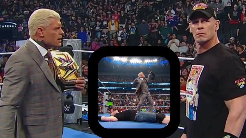 ¿Presagio? Cody Rhodes dejó noqueado a John Cena previo a WrestleMania 41 | VIDEO
