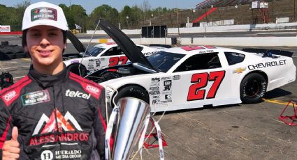 Helio Meza, piloto de Alessandros Racing, entra en acción en los Late Model Stock