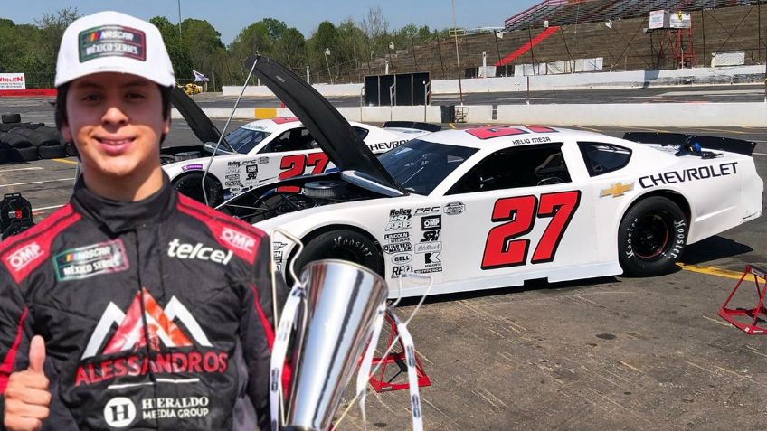 Helio Meza, piloto de Alessandros Racing, entra en acción en los Late Model Stock