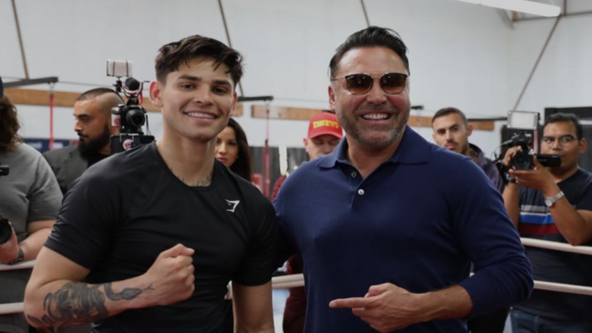 Esta es la ADVERTENCIA que Óscar de la Hoya le mandó a Ryan Garcia previo a la pelea con Rolly Romer