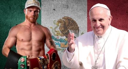 El día que el Papa Francisco recibió unos guantes conmemorativos de Canelo Álvarez
