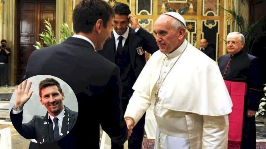 La conmovedora despedida de Lionel Messi al Papa Francisco, quien lo hizo llorar en 2013