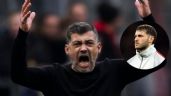 Foto ilustrativa de la nota titulada: DT del Milan descarta que Santiago Gimenez sea su tercer delantero; este lugar mantendría