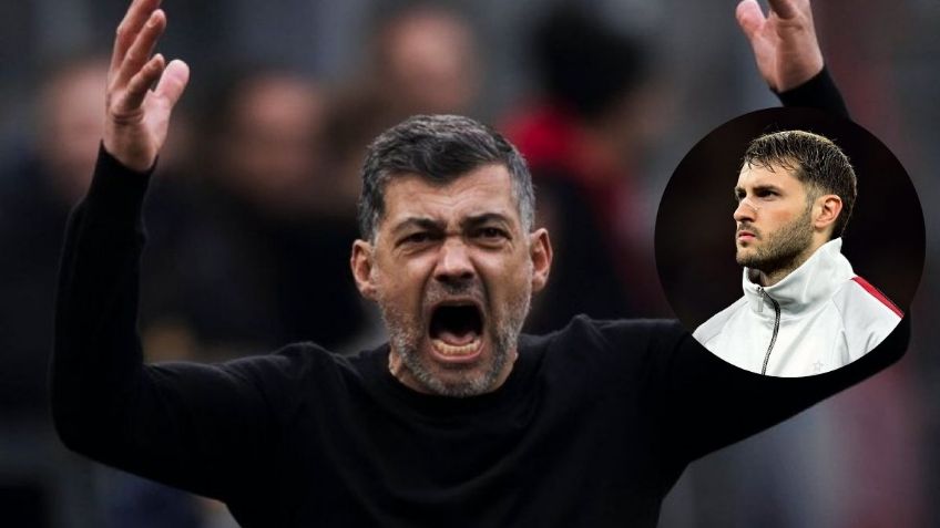 DT del Milan descarta que Santiago Gimenez sea su tercer delantero; este lugar mantendría