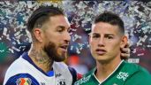 Foto ilustrativa de la nota titulada: James Rodríguez vs Sergio Ramos: ¿Qué jugador de la Liga MX tendría mayor fortuna?
