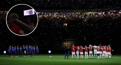 Rinden homenaje al papa Francisco en el Inter vs AC Milan de la Semifinal de la Copa Italia | VIDEO