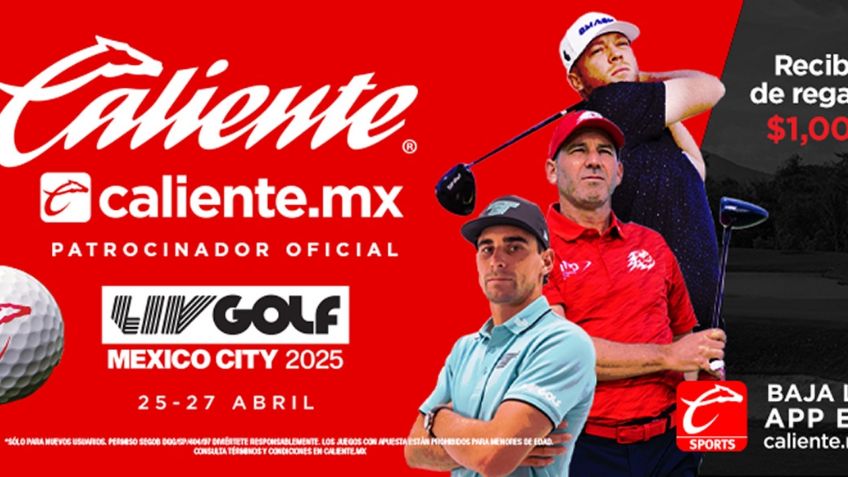 Caliente.mx eleva la emoción del LIV Golf Ciudad de México 2025