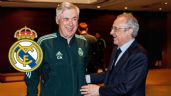 Foto ilustrativa de la nota titulada: Aseguran que Florentino Pérez rendirá homenaje a Carlo Ancelotti al salir del Real Madrid