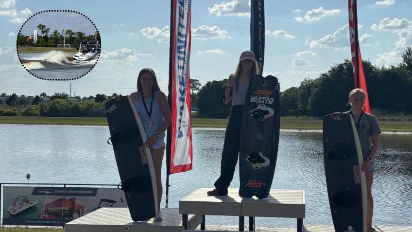 Fernanda Larios, esquiadora mexicana, clasifica al Nautique Masters Water & Ski 2025 en Georgia