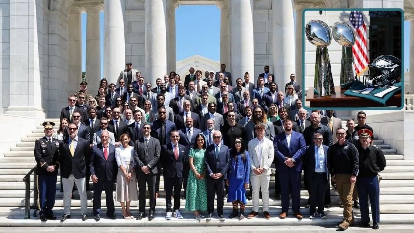 NFL 2025: Philadelphia Eagles visita la Casa Blanca sin múltiples estrellas, ¿quiénes faltaron?