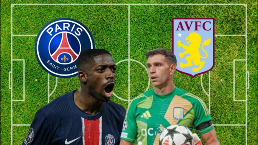 Champions League: ¿A qué hora y dónde ver PSG vs Aston Villa por los Cuartos de Final de Ida?