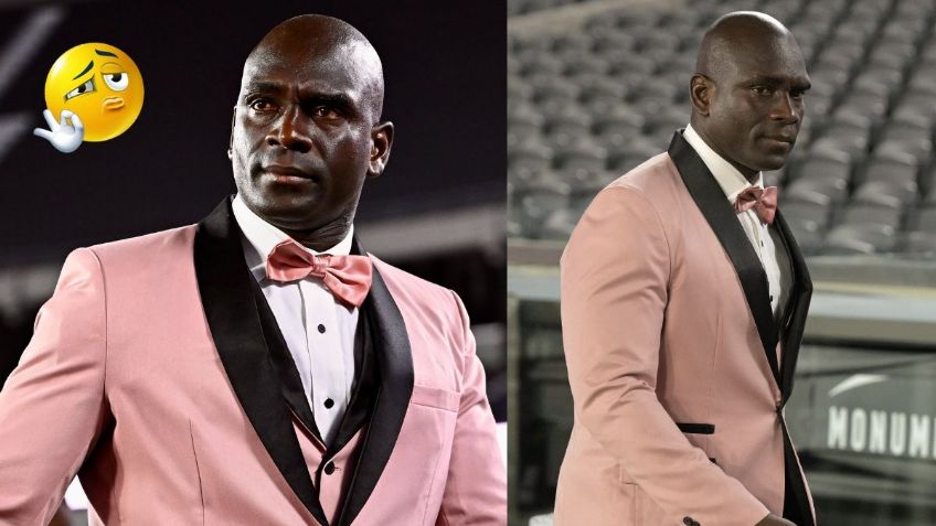 ¡Qué elegancia! Segundo Castillo brilla con su traje rosa en Copa Libertadores | VIDEO