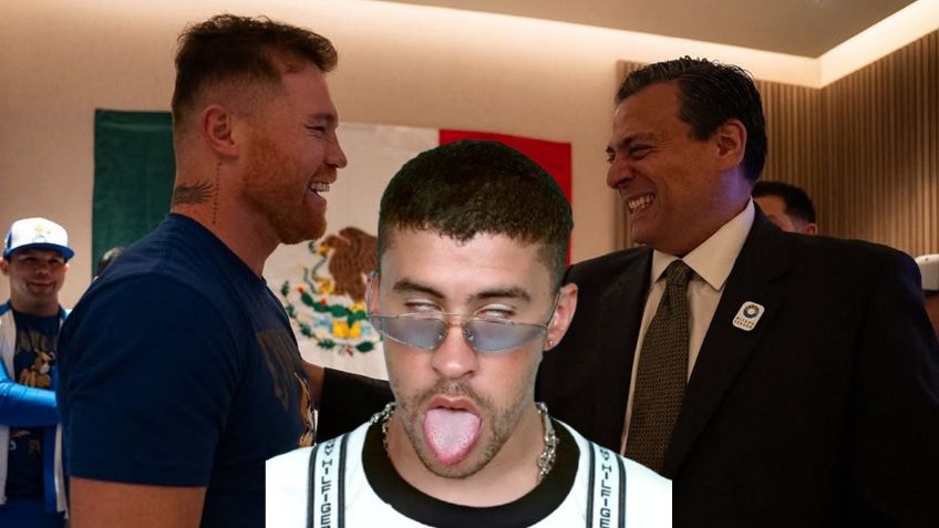 "Empiézate a preparar, papá", Mauricio Sulaimán asegura que Bad Bunny podría retar a Canelo