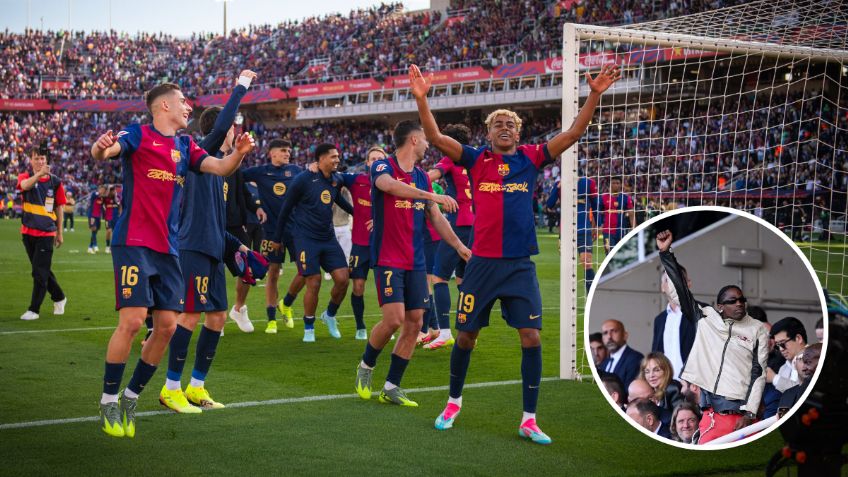 Así festejó Travis Scott la victoria del Barcelona ante Real Madrid en LaLiga | VIDEO