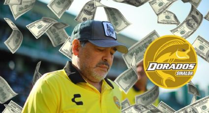 Este fue el MILLONARIO sueldo de Diego Armando Maradona como DT de Dorados de Sinaloa