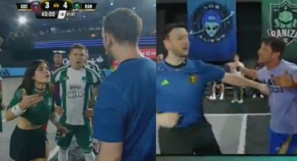 Alana y Ángel Reyna encararon al árbitro en la eliminación de Raniza en la Kings League | VIDEOS