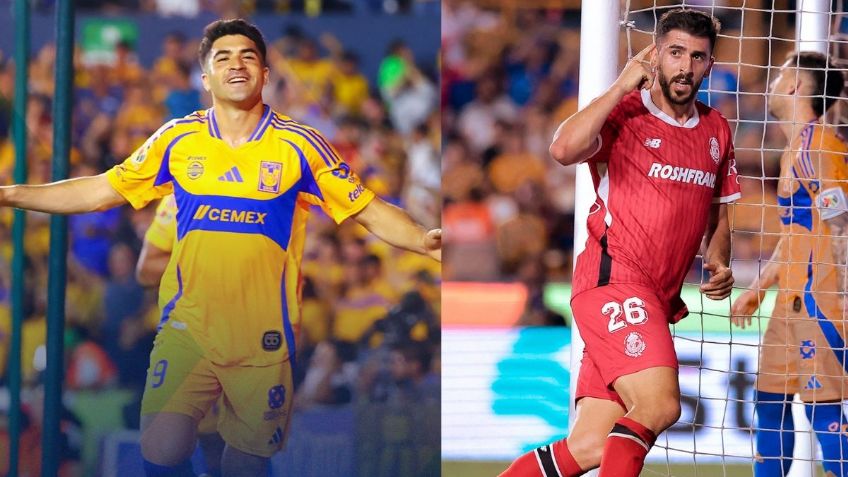 Con GOLES de Nico Ibáñez y Paulinho, Tigres y Toluca empatan en la Ida de Semifinales | VIDEOS